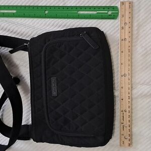 Vera Bradley Quilted Black Crossbody Bag